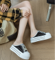 Closed Toe Half Slippers Women's All-Match Platform Height Increasing