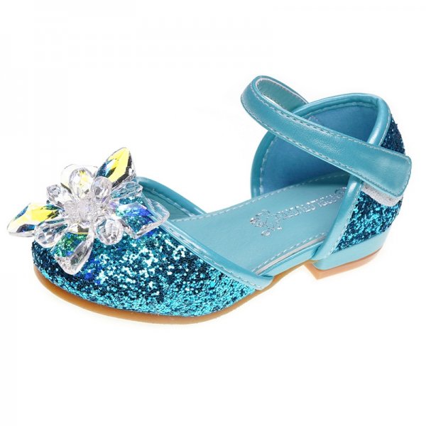 Girls crystal shoes rhinestone single shoes